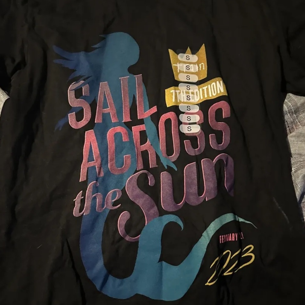 SAIL ACROSS THE SUN 2023 T SHIRT TRAIN